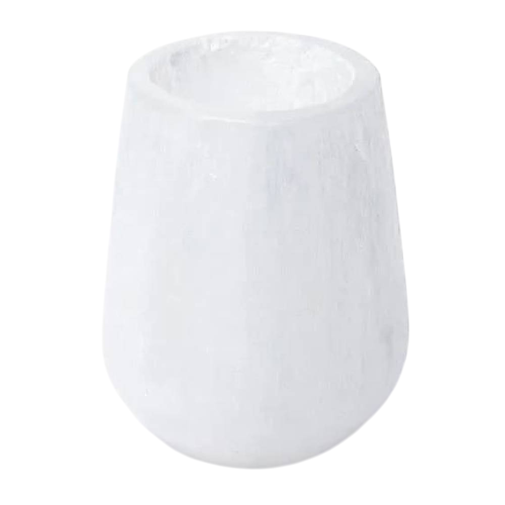 Svečturis Selenīts / Selenite Candle Holder 8cm