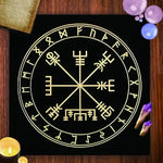 Load image into Gallery viewer, Galdauts Tarot &amp; Rune Altar Cloth 75x75cm
