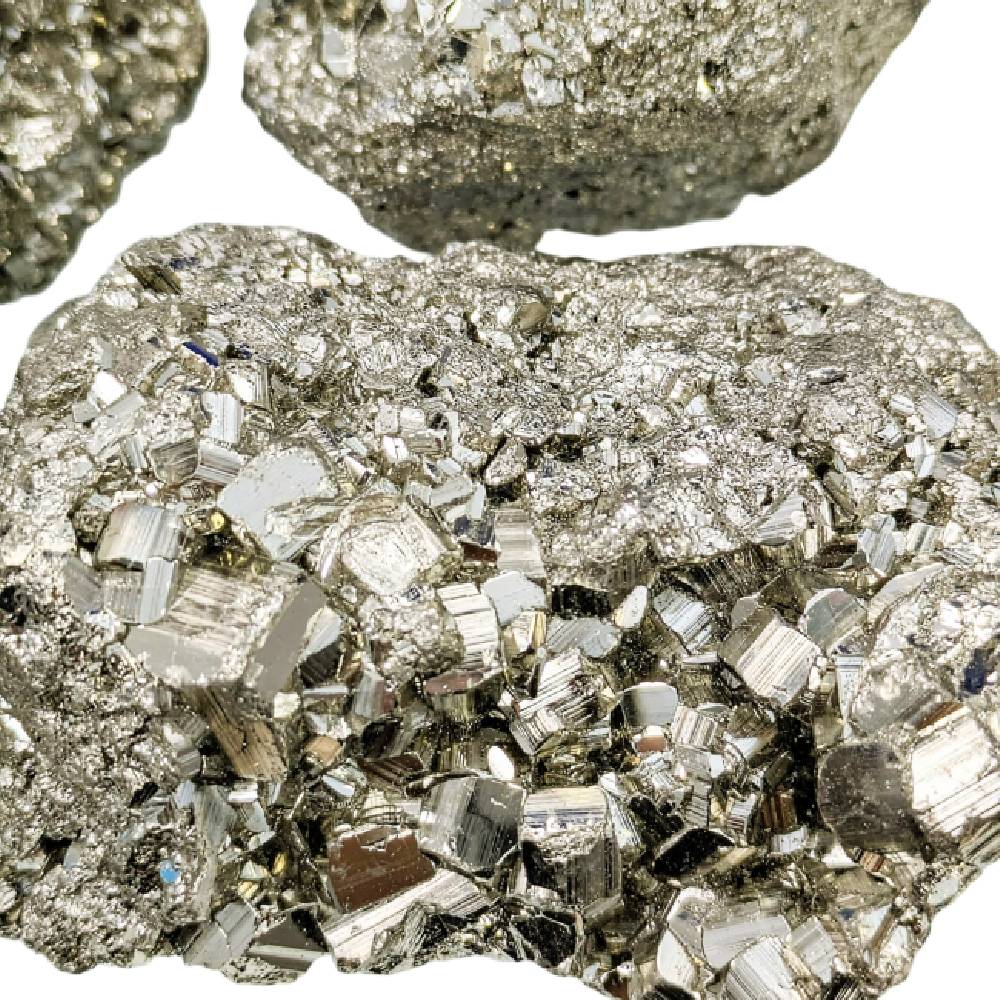 Neapstrādāts Akmens Pirīts Peru / Pyrite