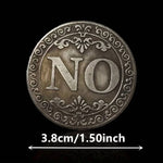 Ielādēt attēlu galerijas skatītājā, Monēta YES / NO Ø3.8cm

