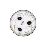 Load image into Gallery viewer, Svece ar dabīgiem akmeņiem Cleansing Aromatherapy Gemstone Candle Sandalwood 70g
