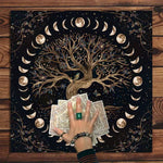 Ielādēt attēlu galerijas skatītājā, Galdauts Tree of Life / Dzīvības Koks 75x75cm
