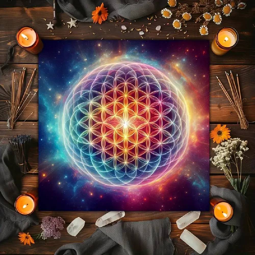 Galdauts Flower of Life / Dzīvības Zieds 50x50cm