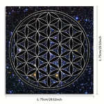 Load image into Gallery viewer, Galdauts Flower of Life / Dzīvības Zieds 75x75cm
