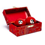 Ielādēt attēlu galerijas skatītājā, Ķīniešu Veselības Bumbiņas Yin Yang Red Ø4cm
