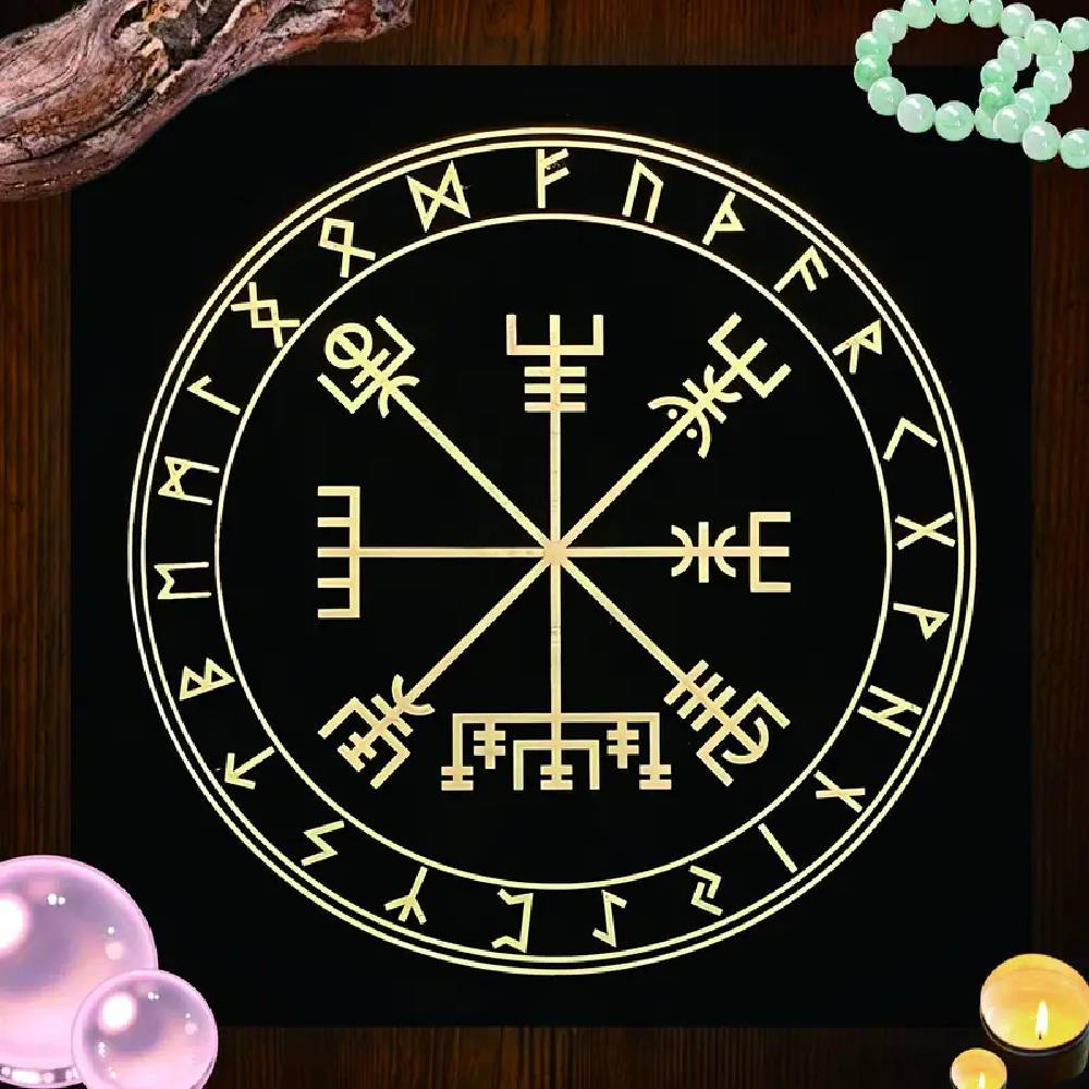 Galdauts Tarot & Rune Altar Cloth 75x75cm