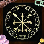 Load image into Gallery viewer, Galdauts Tarot &amp; Rune Altar Cloth 75x75cm
