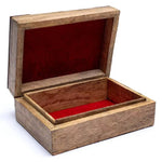 Load image into Gallery viewer, Koka Lādīte Flower of Life Tarot Box Mango Koks 18x12cm
