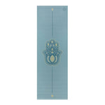 Ielādēt attēlu galerijas skatītājā, Leela Collection &quot;HAMSA HAND&quot; Yoga Mat / Jogas Paklājiņš LEELA COLLECTION 183x60cm / 4.5mm
