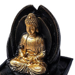 Load image into Gallery viewer, Ūdens Strūklaka Meditating Buddha 13.3x13.3x17.5cm
