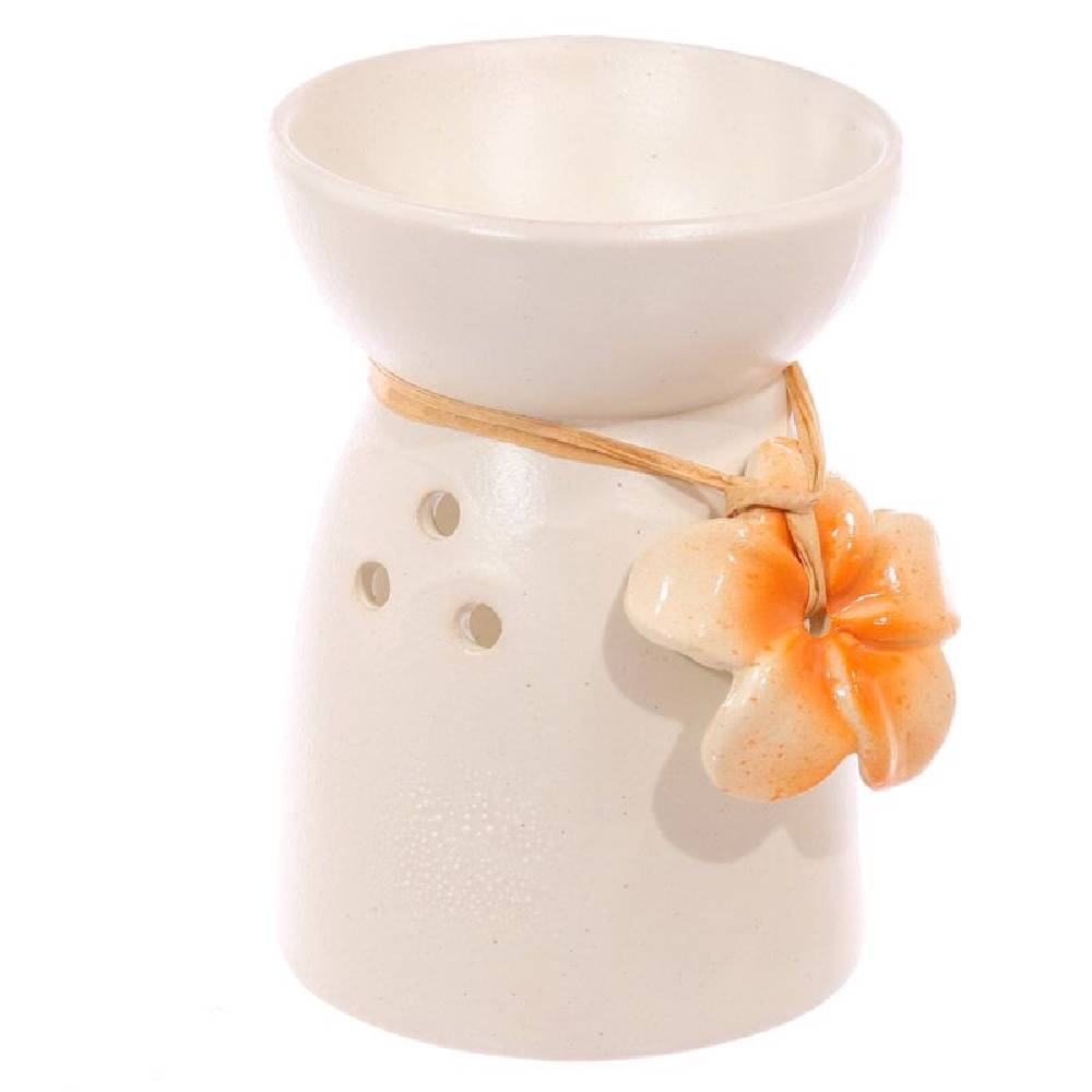 Aroma Lampa Ceramic Aroma Burner with Flower