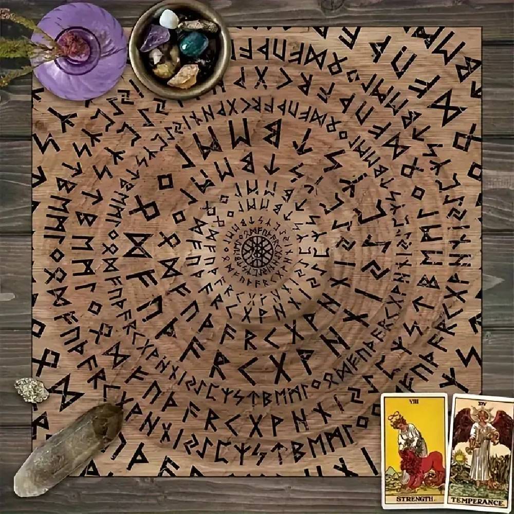 Galdauts Tarot & Rune Altar Cloth 50x50cm