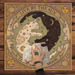 Load image into Gallery viewer, Galdauts Sun &amp; Moon Cats 50x50cm
