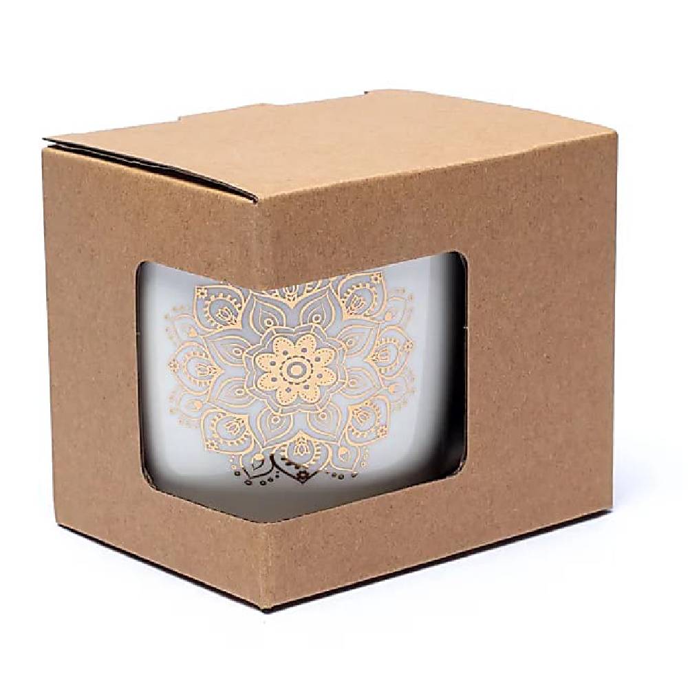 Krūze ar metāla sietiņu Mandala 400ml