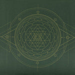 Ielādēt attēlu galerijas skatītājā, Leela Collection &quot;YANTRALIGN&quot; Yoga Mat / Jogas Paklājiņš LEELA COLLECTION 183x60cm / 4.5mm
