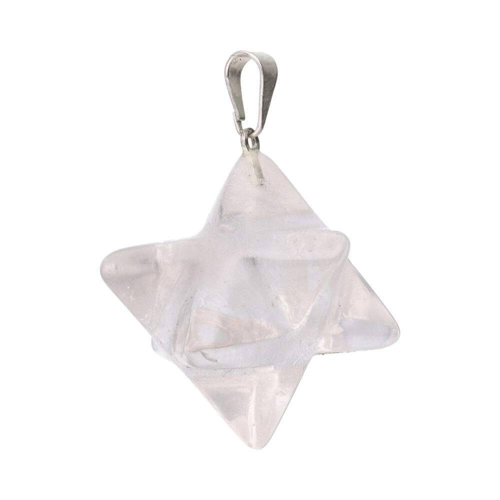 Kulons Merkaba Kalnu Kristāls / Clear Quartz Pendant