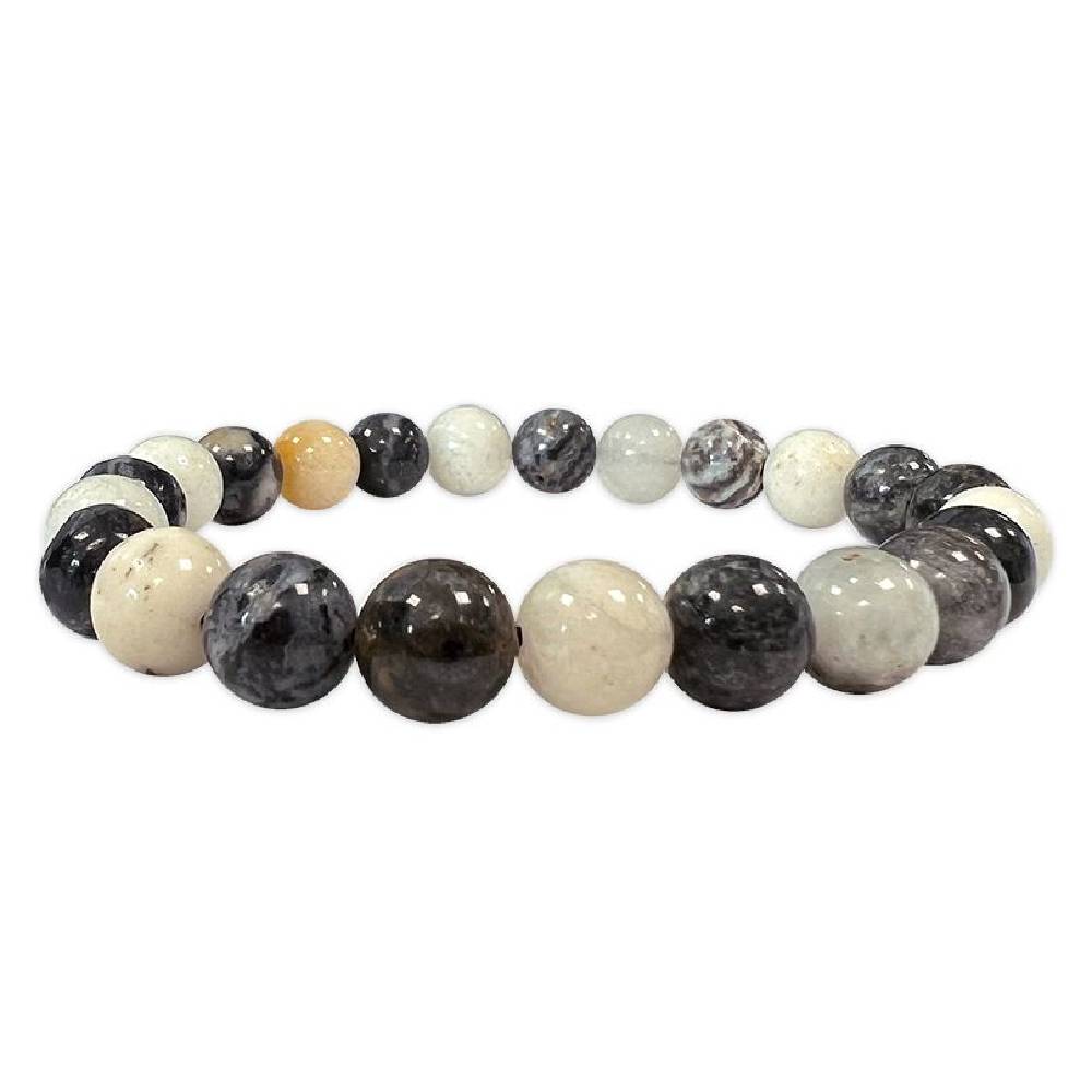 Rokassprādze Ahāts / Dendrītu Ahāts / Dendritic Agate 8mm