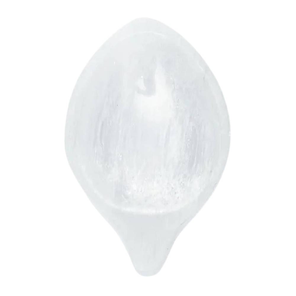 Akmens Selenīts / Selenite Leaf Bowl 11cm