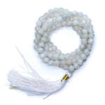 Load image into Gallery viewer, Mala Moonstone AA quality 108 beads 33.5cm
