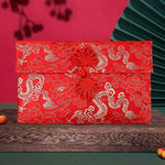 Ielādēt attēlu galerijas skatītājā, Tradicionālā Ķīniešu Sarkanā Aploksne Chinese Lucky Red Envelope Dragon
