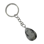 Ielādēt attēlu galerijas skatītājā, Atslēgu Piekariņš Obsidiāns / Sniegpārslu Obsidiāns ASV / Snowflake Obsidian
