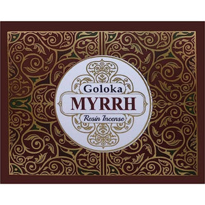 Goloka Myrrh Commiphora Myrrha Resin Incense sveķi 50gr