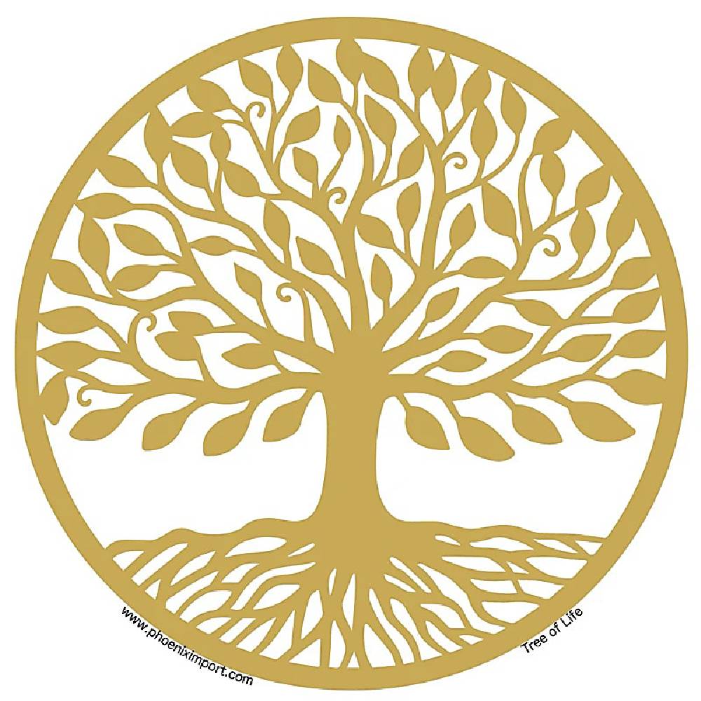 Uzlīme Tree of Life / Dzīvības Koks Gold Ø11.7cm