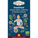 Ielādēt attēlu galerijas skatītājā, Shoti Maa BIO Tēja – Sapņu Zeme / Dreamland - Organiskais Citronu Balzams, Baldriāns  un Pasifloras Zieds
