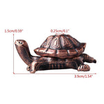 Загрузить изображение в средство просмотра галереи, Metāla vīraka turētājs japāņu vīraka kociņiem Turtle Metal Incense Burner 4cm
