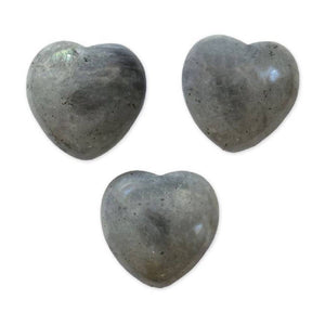 Akmens Labradorīts Madagaskara / Labradorite Heart 30-35mm