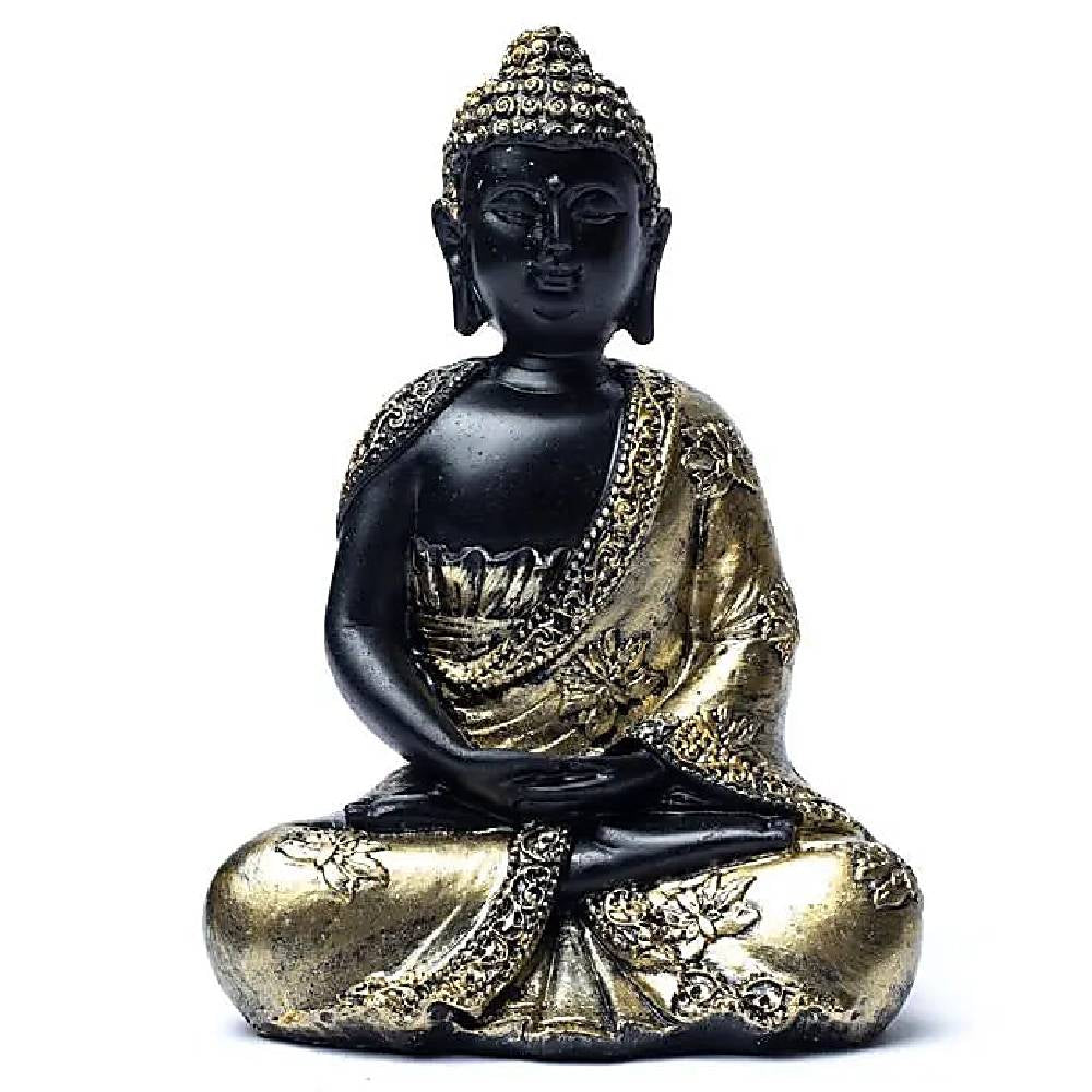 Meditation Buddha antique finish