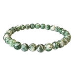 Ielādēt attēlu galerijas skatītājā, Rokassprādze Nefrīts / Zaļais Nefrīts Ķīna / Green Jade 6mm
