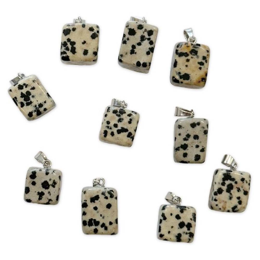Kulons Jašma / Dalmāciešu Jašma Meksika / Dalmation Jasper Cube 1cm - 2cm