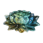 Ielādēt attēlu galerijas skatītājā, Akmens Labradorīts / Labradorite Lotus 3.5cm x 2.5cm
