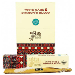 Incense Sticks White Sage & Dragon's Blood 15g