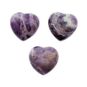 Gemstone Amethyst Heart 3cm