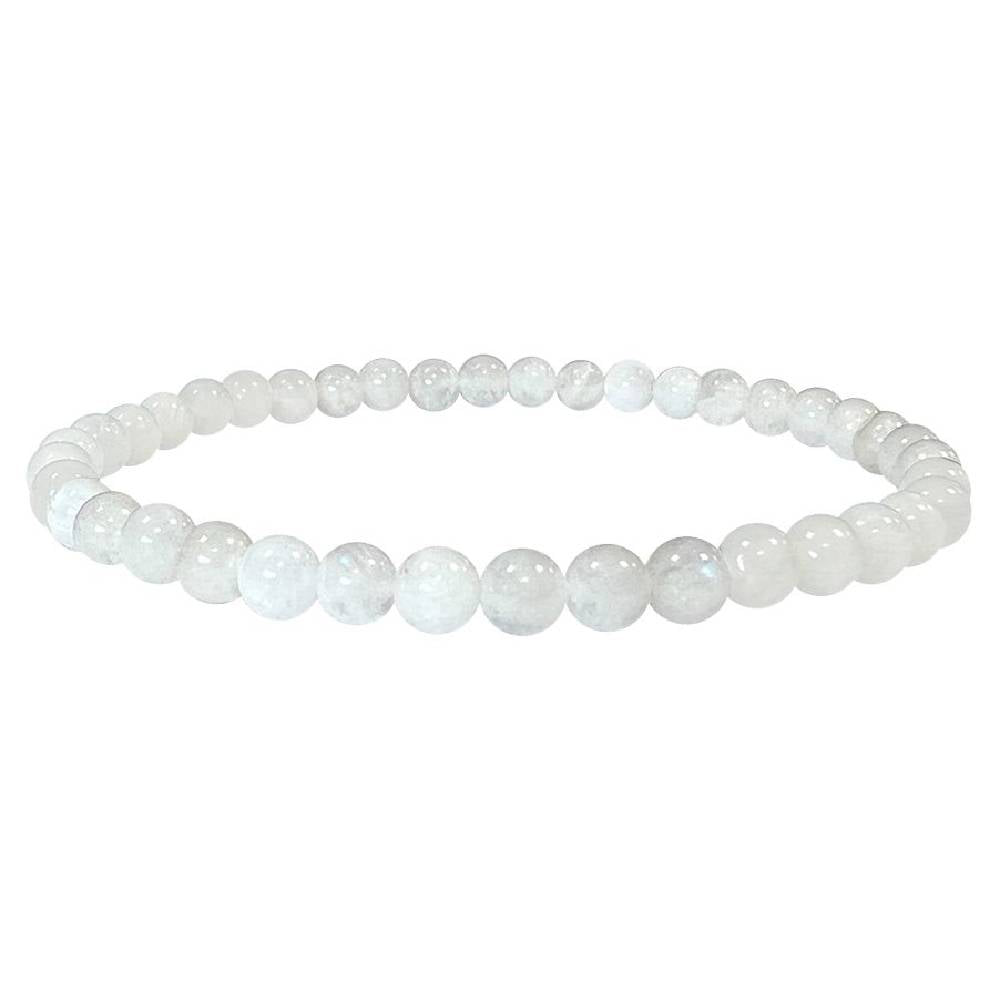 Rokassprādze Mēnessakmens Indija / White Moonstone A 4mm