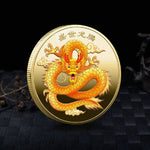 Load image into Gallery viewer, Ķīniešu Veiksmes Monēta - Pūķa Gads 2024
