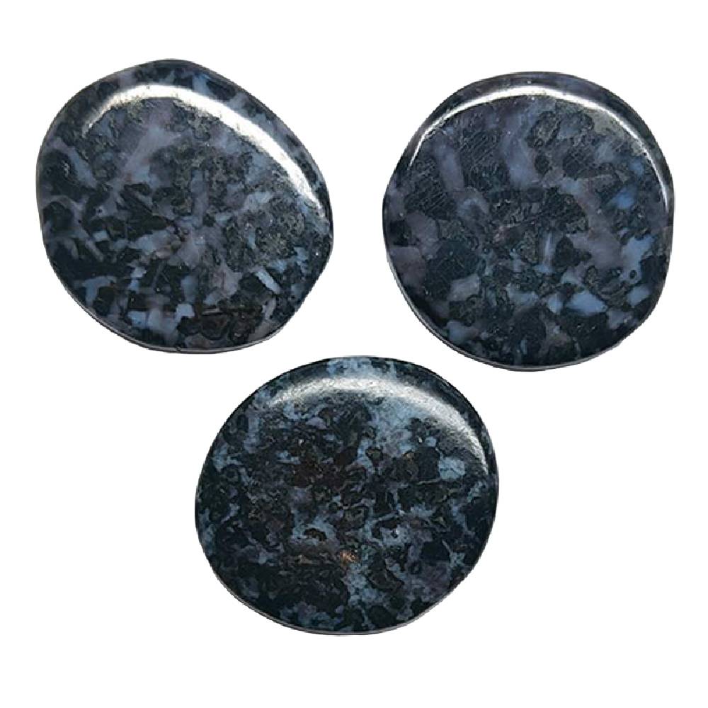 Akmens Indigo Gabro Chakra Stone 30-45mm
