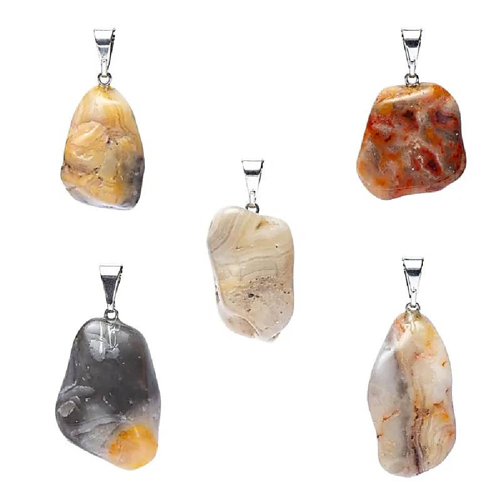 Kulons Ahāts / Mežģīņu Ahāts Brazīlija / Crazy Lace Agate 1.5cm - 3cm