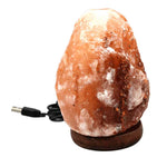 Ielādēt attēlu galerijas skatītājā, Himalaju Sāls Lampa USB Natural Himalayan Salt Lamp 1-1.5kg
