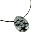 Load image into Gallery viewer, Kulons Obsidiāns / Sniegpārslu Obsidiāns ASV / Snowflake Obsidian 1.5cm - 3cm
