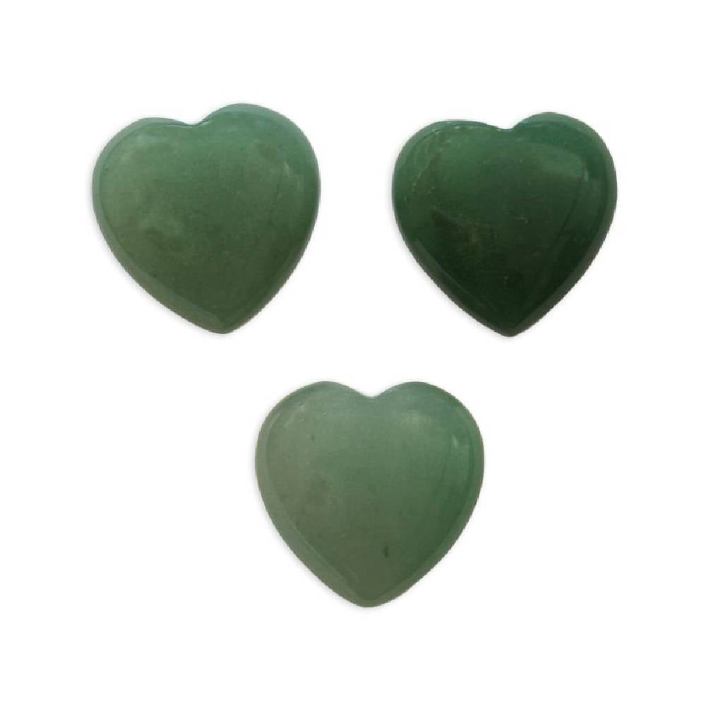 Akmens Aventurīns / Zaļais Aventurīns Brazīlija / Green Aventurine Heart 30-35mm