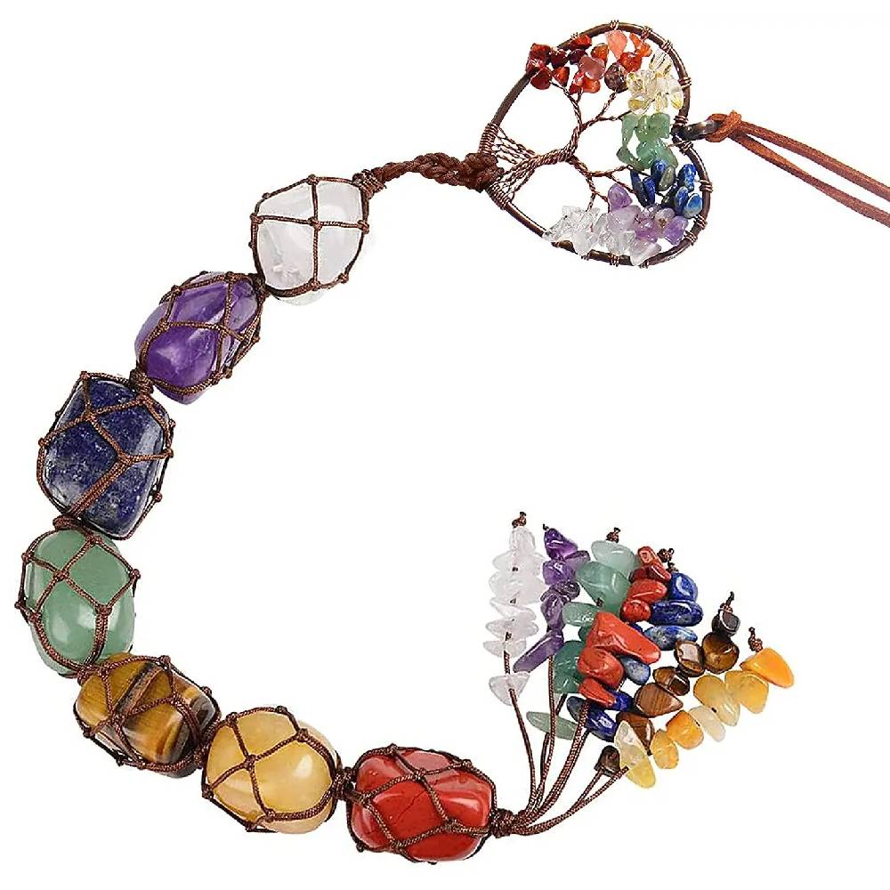 Enerģijas Ģenerators un Harmonizators ar dabīgiem akmeņiem 7 CHAKRAS / Fen Šui / Vastu E