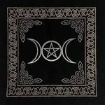 Load image into Gallery viewer, Kokvilnas Altāra Galdauts Triple Moon 60x60cm
