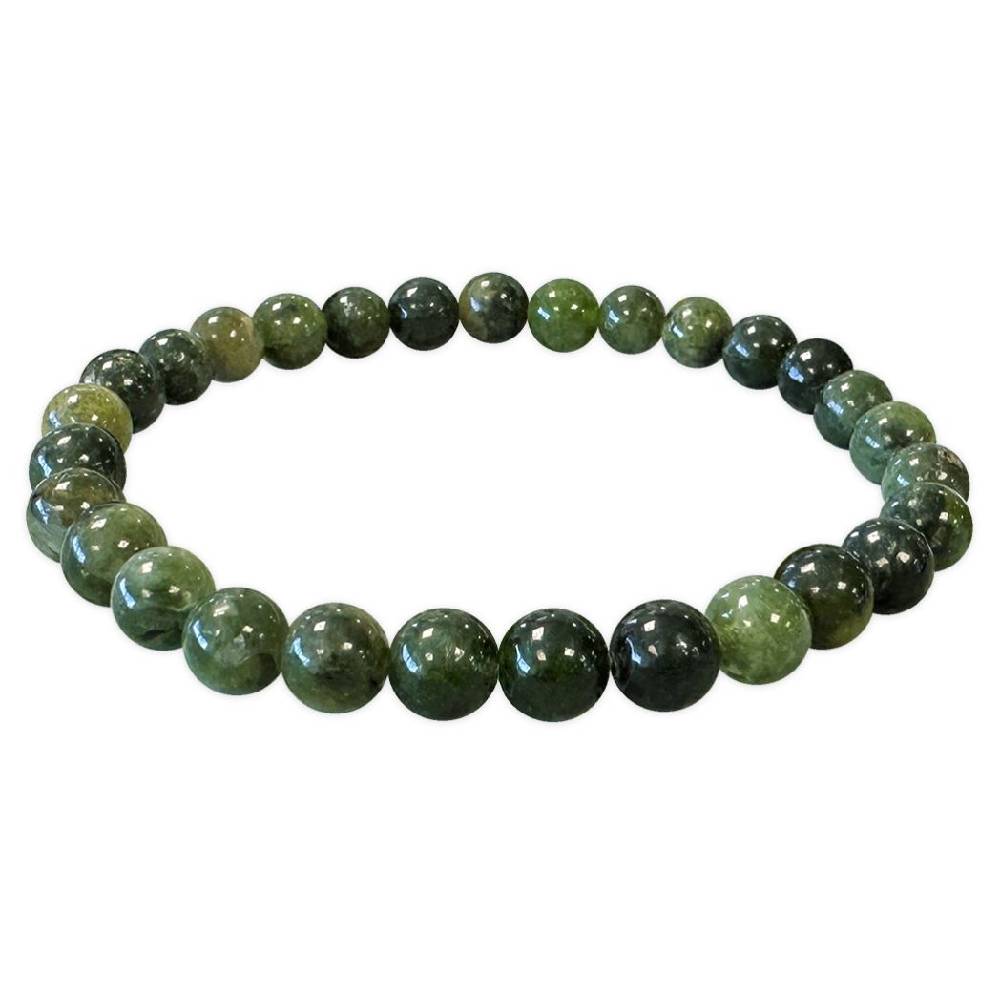 Rokassprādze Diopsīds / Zaļais Diopsīds Indija / Green Diopside 6mm