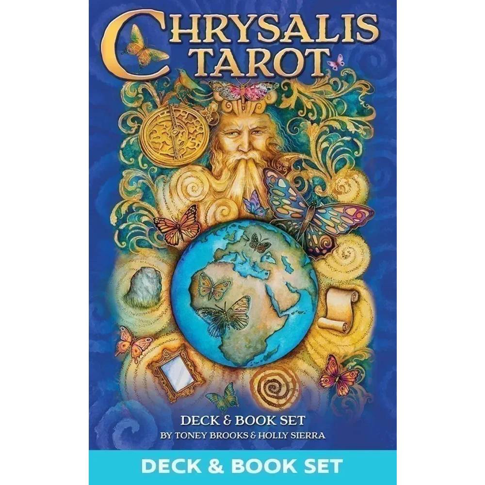 Chrysalis Tarot Deck and Book Set Taro Kārtis