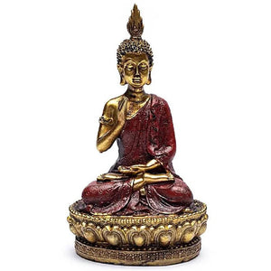 Statuja / Dēva Murti Buddha of Reassurance with throne