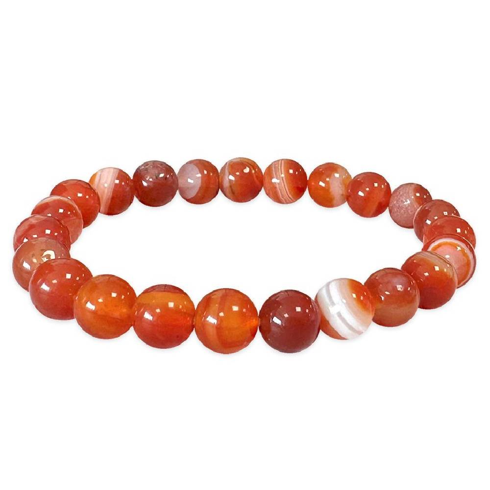 Rokassprādze Karneols Brazīlija / Carnelian A 8mm