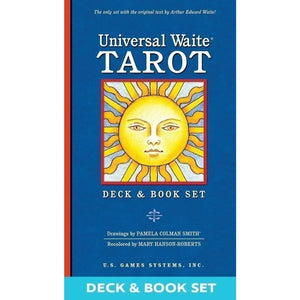 Universal Waite Tarot Deck & Book Set Taro Kārtis